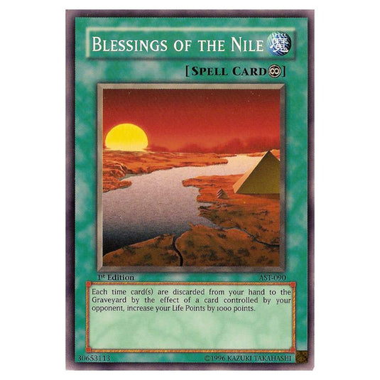 Yu-Gi-Oh! - Ancient Sanctuary - Blessings of the Nile (Common) AST-090