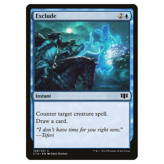 Magic The Gathering - Commander 2014 - Exclude - 108