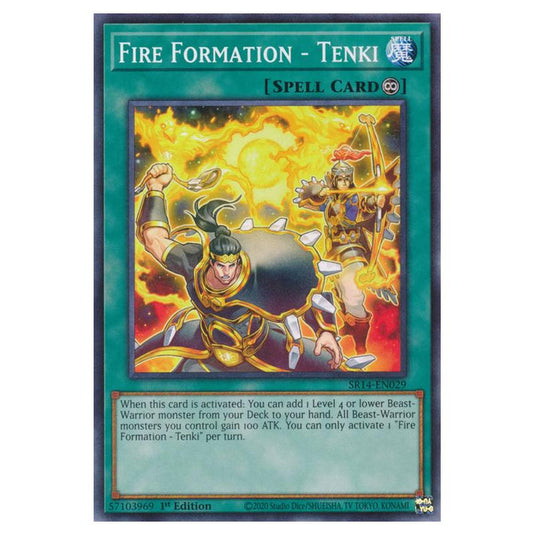 Yu-Gi-Oh! - Structure Deck - Fire Kings - Fire Formation - Tenki (Common) SR14-EN029