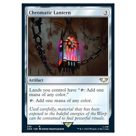 Magic The Gathering - Universes Beyond - Warhammer 40k - Chromatic Lantern - 232/168