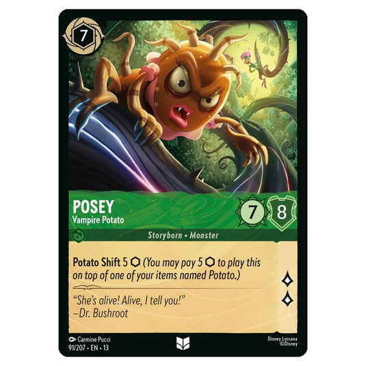 Lorcana - Attack of the Vine - Posey - Vampire Potato (Uncommon) - 91/207