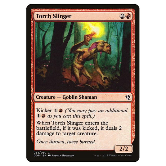 Magic the Gathering - Duel Decks: Zendikar vs. Eldrazi - Torch Slinger - 63