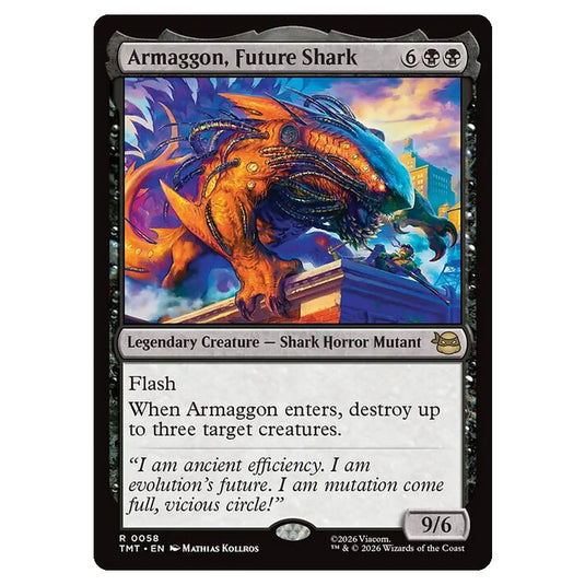 Magic The Gathering - Teenage Mutant Ninja Turtles - Armaggon, Future Shark - 0058