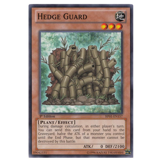 Yu-Gi-Oh! - Battle Pack - Epic Dawn - Hedge Guard (Common) BP01-EN157