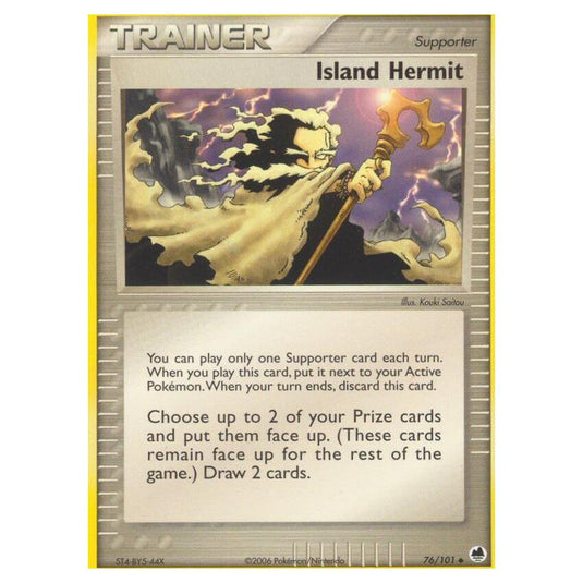 Pokemon - EX Dragon Frontiers - Island Hermit - 076