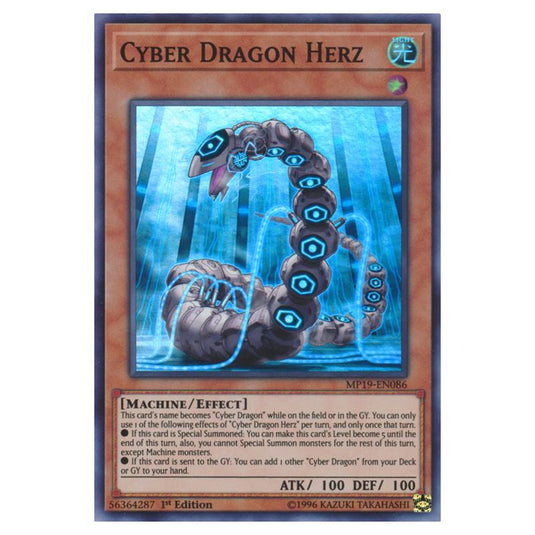 Yu-Gi-Oh! - 2019 Gold Sarcophagus Tin Mega Pack - Cyber Dragon Herz (Super Rare) MP19-EN086