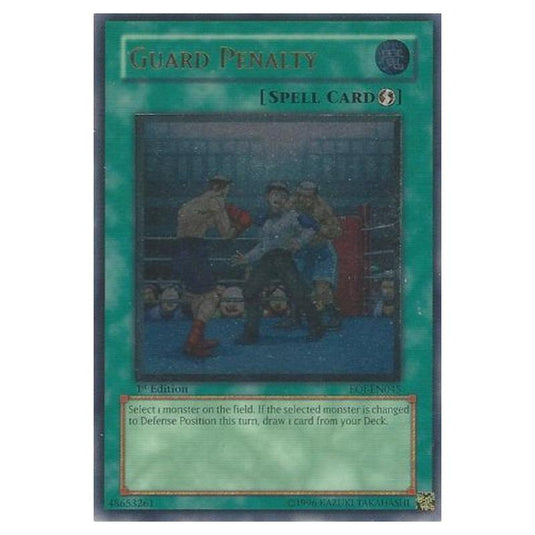 Yu-Gi-Oh! - Enemy of Justice - Guard Penalty (Ultimate Rare) EOJ-EN045