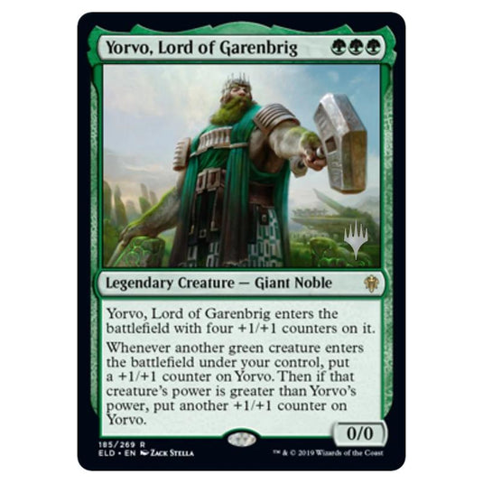 Magic The Gathering - Throne of Eldraine Promos - Yorvo, Lord of Garenbrig - 185/269