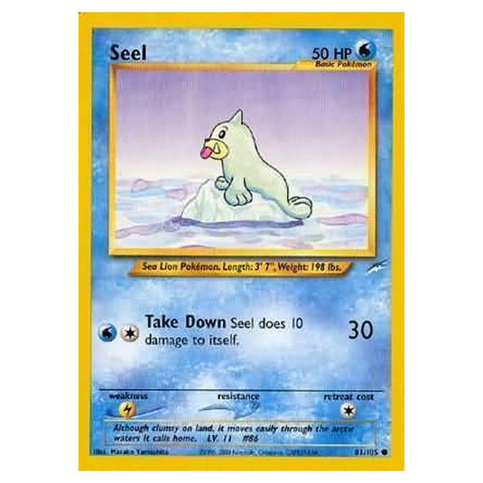 Pokemon - Neo Destiny - Seel - 081/105