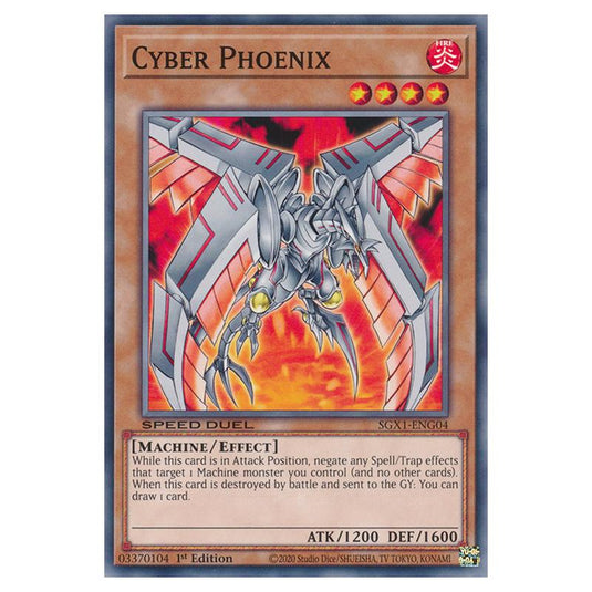Yu-Gi-Oh! - Speed Duel GX - Duel Academy Box - Cyber Phoenix (Common) SGX1-ENG04