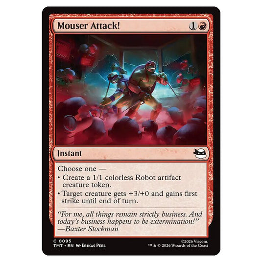 Magic The Gathering - Teenage Mutant Ninja Turtles - Mouser Attack! - 0095