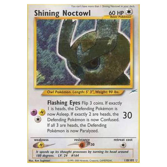 Pokemon - Neo Destiny - Shining Noctowl - 110/105