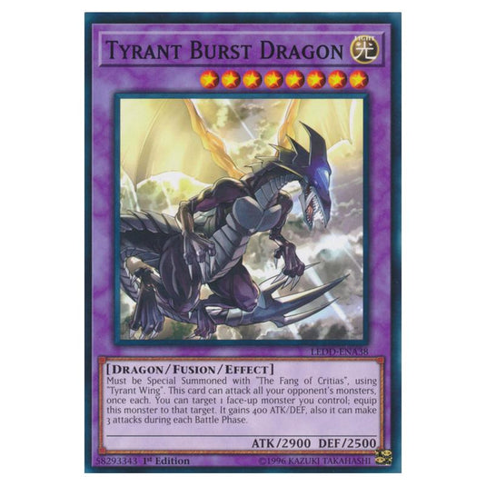 Yu-Gi-Oh! - Legendary Dragon Decks - Tyrant Burst Dragon (Common) LEDD-ENA38