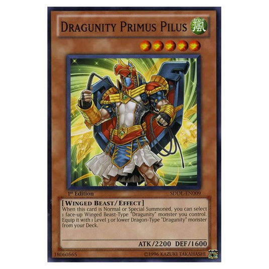 Yu-Gi-Oh! - Dragunity Legion Structure Deck - Dragunity Primus Pilus (Common) SDDL-EN009