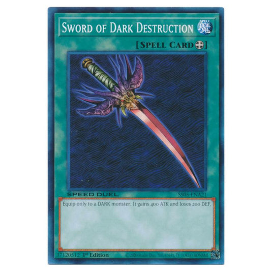 Yu-Gi-Oh! - Speed Duel Starter Decks - Twisted Nightmares - Sword of Dark Destruction (Common) SS05-ENA21