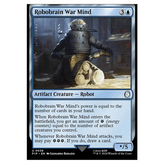Magic The Gathering - Universes Beyond - Fallout - Robobrain War Mind - 0038
