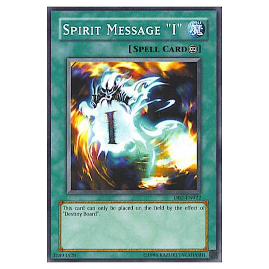 Yu-Gi-Oh! - Dark Beginning 2 - Spirit Message \"I\" (Common) DB2-EN022