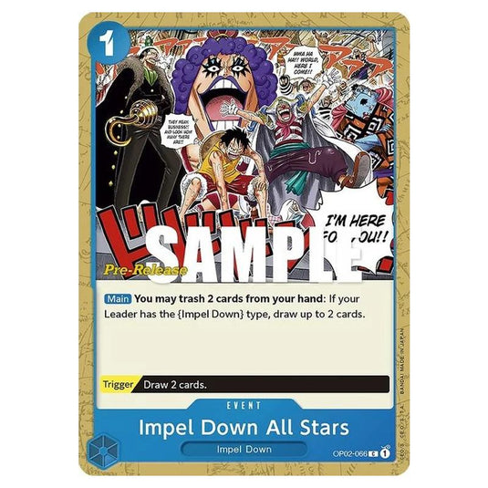 One Piece - OP-02: Paramount War Promos - Impel Down All Stars - OP02-066