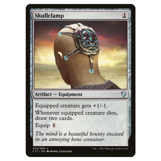 Magic The Gathering - Commander 2017 - Skullclamp - 222/309
