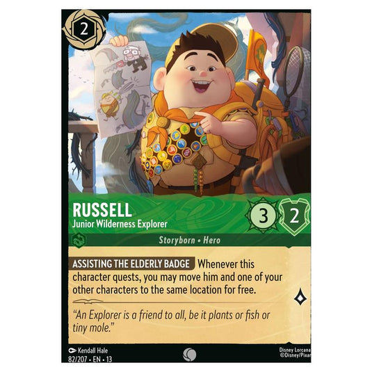 Lorcana - Attack of the Vine! - Russell - Junior Wilderness Explorer (Common) - 82/207