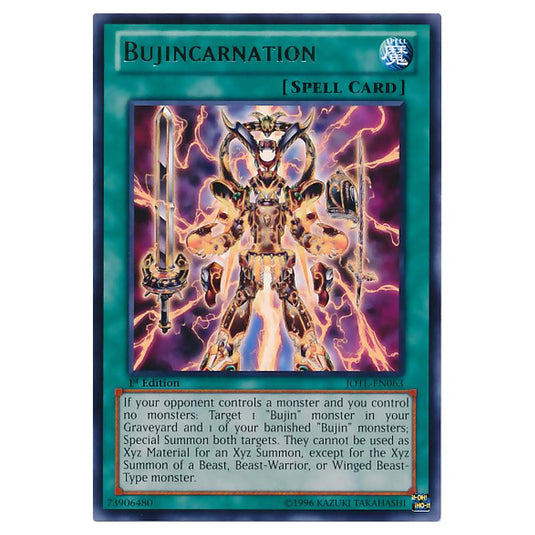 Yu-Gi-Oh! - Judgment of the Light - Bujincarnation (Rare) JOTL-EN063