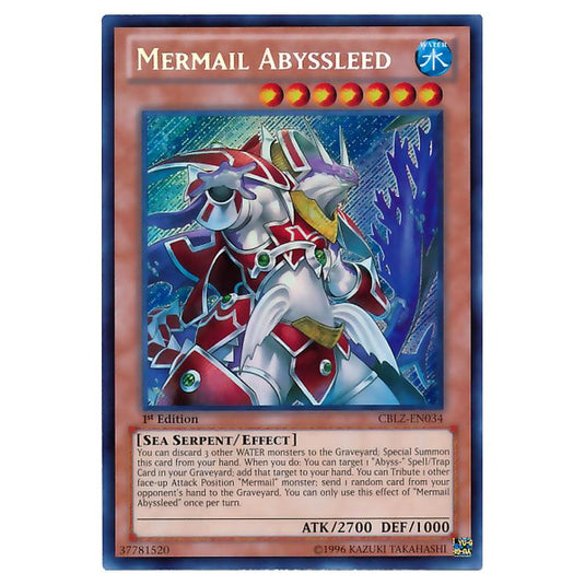 Yu-Gi-Oh! - Cosmo Blazer - Mermail Abyssleed (Secret Rare) CBLZ-EN034