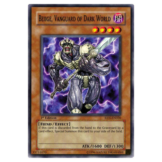 Yu-Gi-Oh! - Elemental Energy - Beiige, Vanguard of Dark World (Common) EEN-EN020