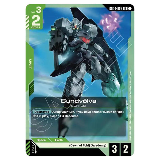 Gundam Card Game - GD-04: Phantom Aria - Gundvolva (U) - GD04-025