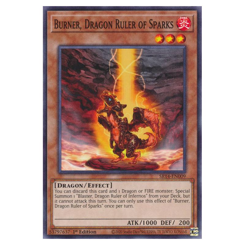 Yu-Gi-Oh! - Structure Deck - Fire Kings - Burner, Dragon Ruler of Spar