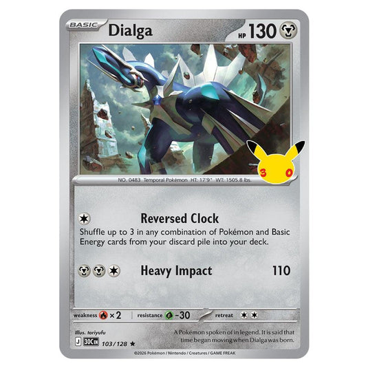 Pokemon - 30th Celebration - Dialga - 103/128