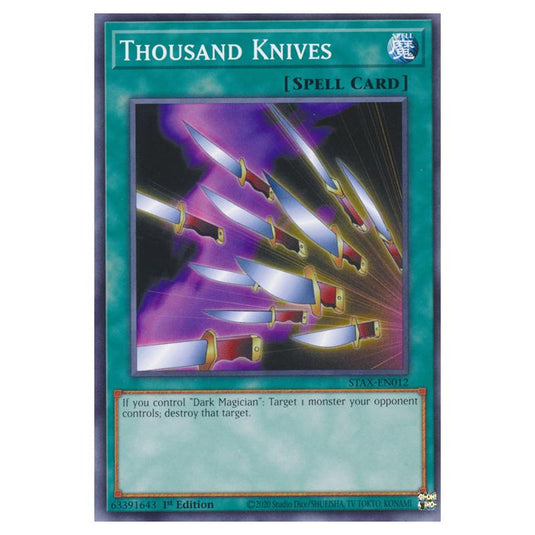 Yu-Gi-Oh! - 2-Player Starter Set - Thousand Knives (Common) STAX-EN012