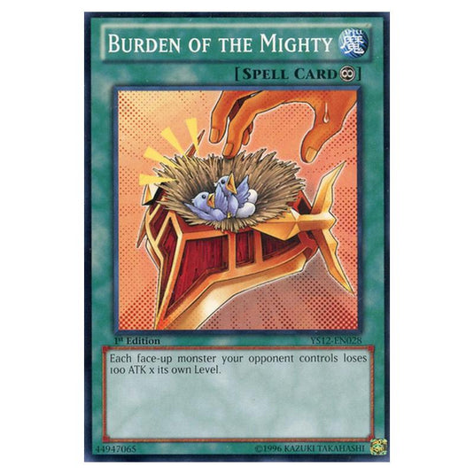 Yu-Gi-Oh! - Starter Deck - Xyz Symphony - Burden of the Mighty (Common) YS12-EN028