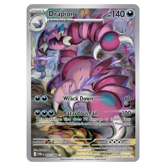 Pokemon - Mega Evolution - Perfect Order - Drapion - 097/088