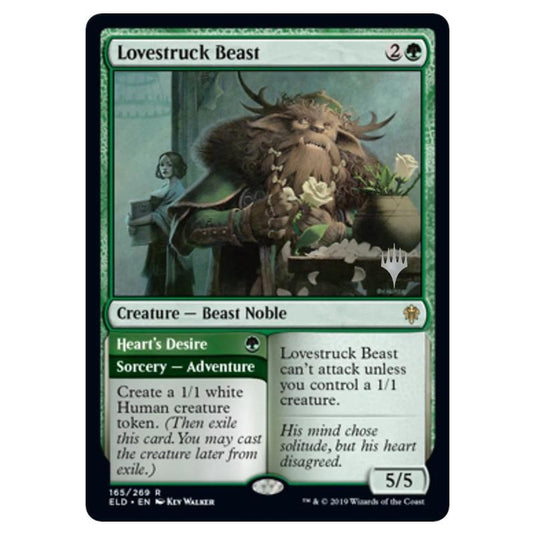 Magic The Gathering - Throne of Eldraine Promos - Lovestruck Beast // Heart's Desire - 165/269