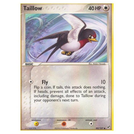Pokemon - EX Deoxys - Taillow - 080/107