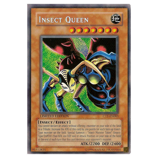 Yu-Gi-Oh! - Collectible Tins 2004 - Insect Queen (Secret Rare) CT1-EN005