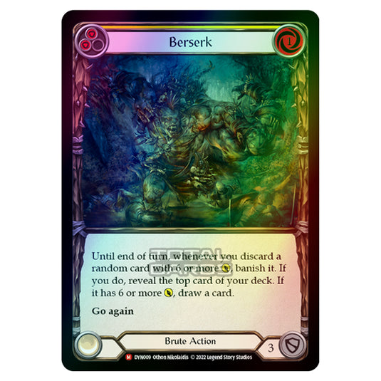 Flesh & Blood - Dynasty - Berserk (Rainbow Foil) - DYN009-RF