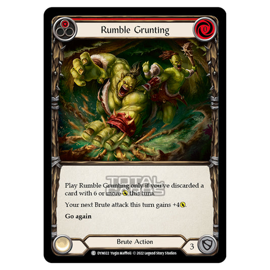 Flesh & Blood - Dynasty - Rumble Grunting (Red) - DYN022