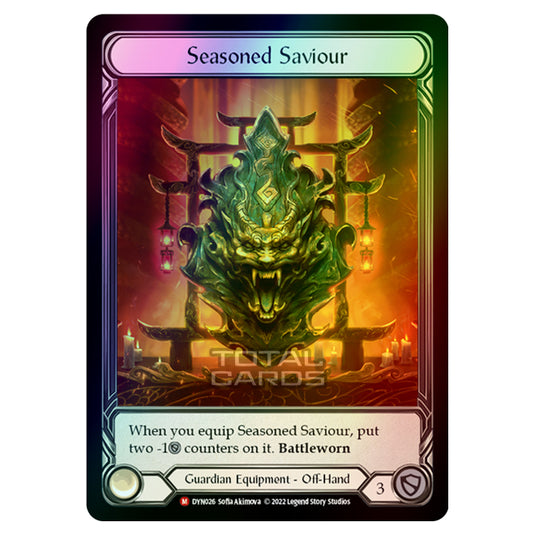 Flesh & Blood - Dynasty - Seasoned Saviour (Rainbow Foil) - DYN026-RF