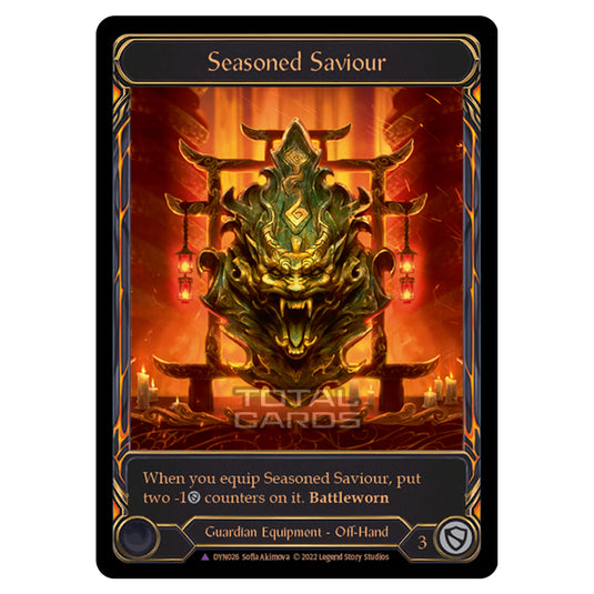 Flesh & Blood - Dynasty - Seasoned Saviour (Cold Foil Marvel) - DYN026-CF