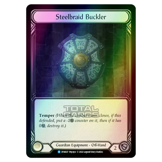 Flesh & Blood - Dynasty - Steelbraid Buckler (Rainbow Foil) - DYN027-RF