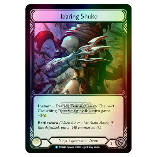 Flesh & Blood - Dynasty - Tearing Shuko (Rainbow Foil) - DYN046-RF