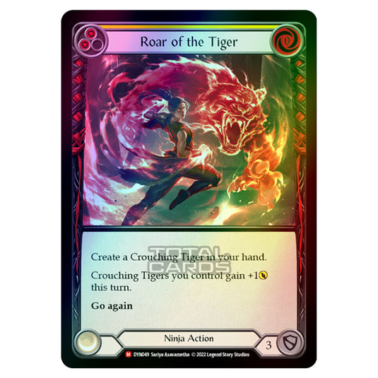 Flesh & Blood - Dynasty - Roar of the Tiger (Rainbow Foil) - DYN049-RF