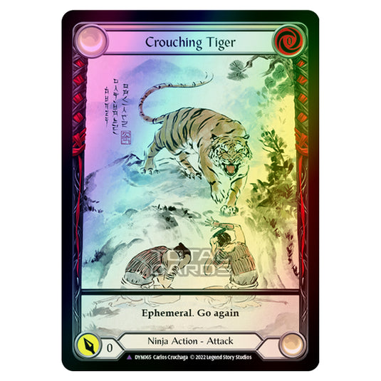 Flesh & Blood - Dynasty - Crouching Tiger (Cold Foil) - DYN065-CF