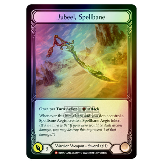 Flesh & Blood - Dynasty - Jubeel, Spellbane (Rainbow Foil) - DYN067-RF