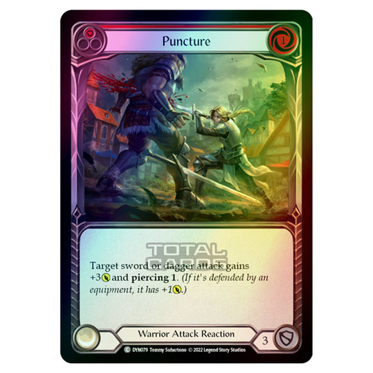 Flesh & Blood - Dynasty - Puncture (Red) (Rainbow Foil) - DYN079-RF