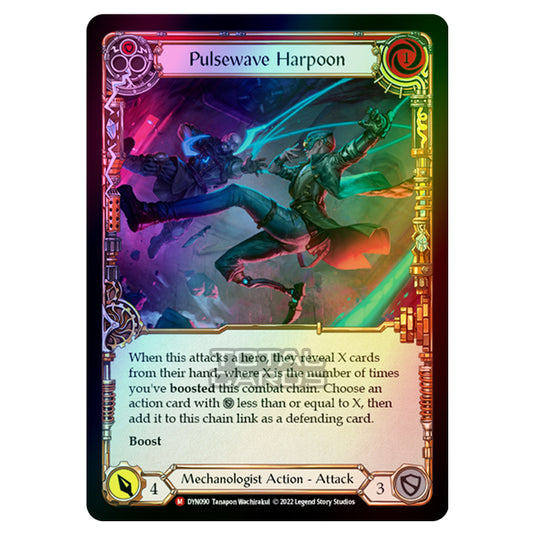 Flesh & Blood - Dynasty - Pulsewave Harpoon (Rainbow Foil) - DYN090-RF