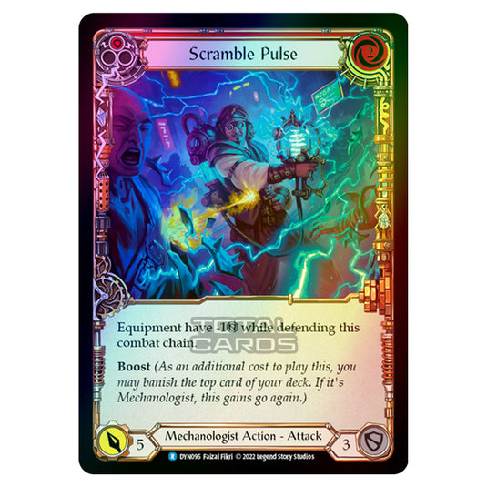 Flesh & Blood - Dynasty - Scramble Pulse (Red) (Rainbow Foil) - DYN095-RF