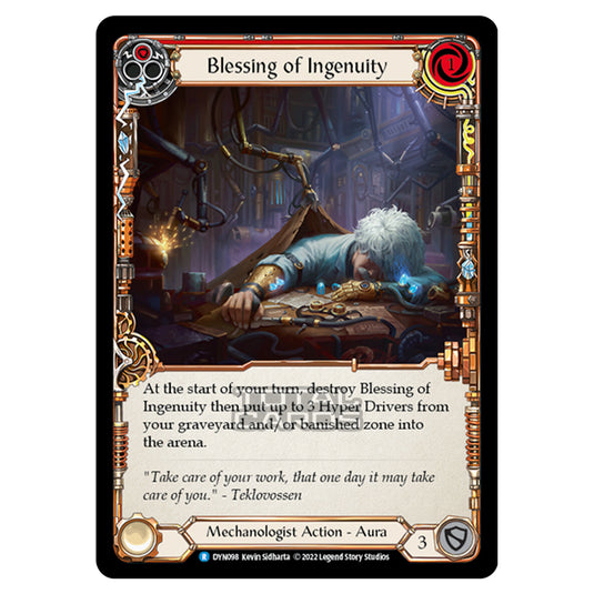 Flesh & Blood - Dynasty - Blessing of Ingenuity (Red) - DYN098