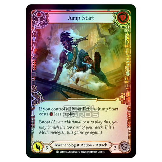 Flesh & Blood - Dynasty - Jump Start (Red) (Rainbow Foil) - DYN104-RF